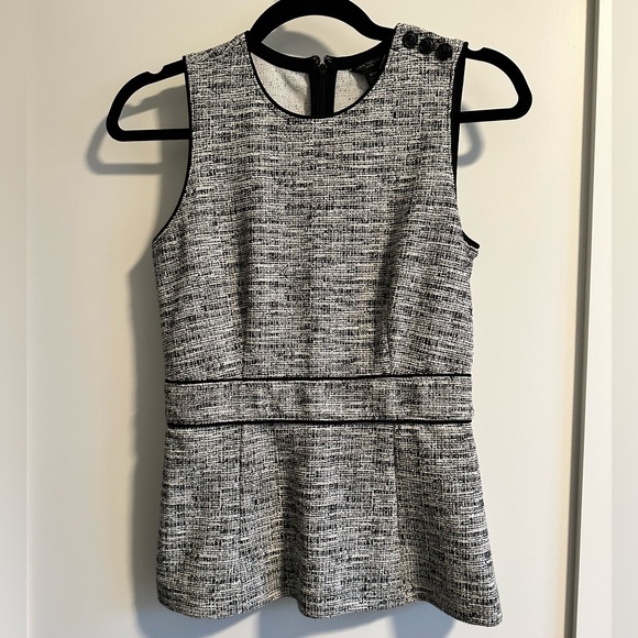 XXSP Ann Taylor tweeted gray sleeveless top - Picture 1 of 4